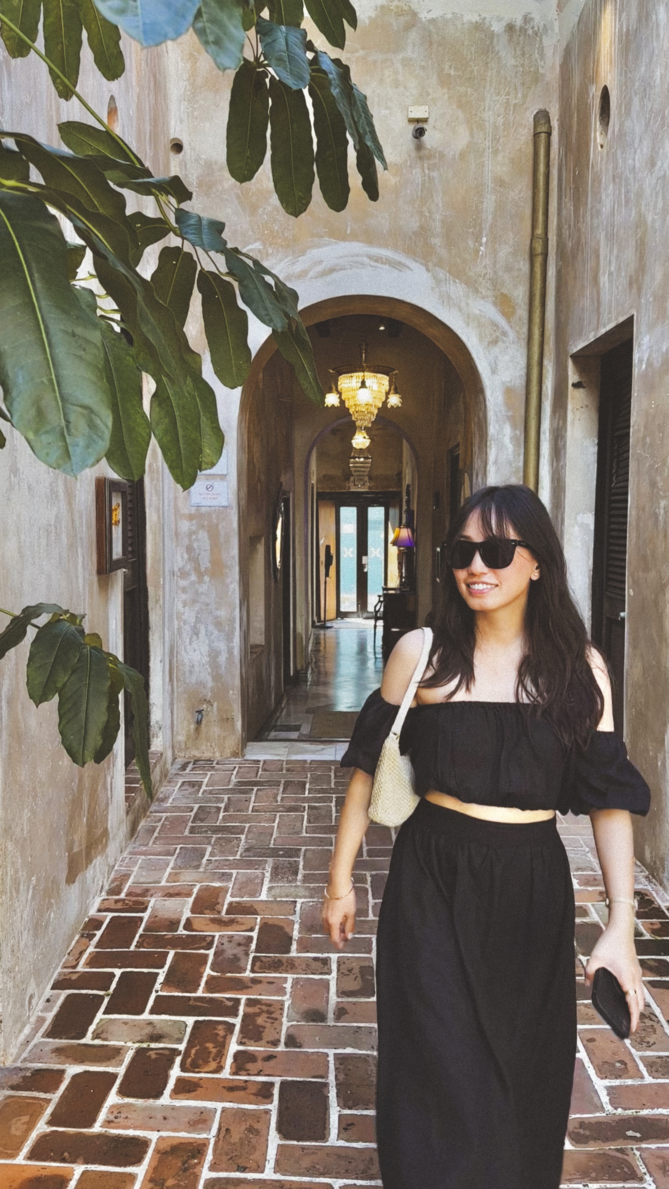 TaraBlack Linen Two-Piece Set